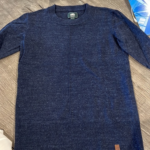 Navy Blue Cotton Roots Sweater - Picture 4 of 5